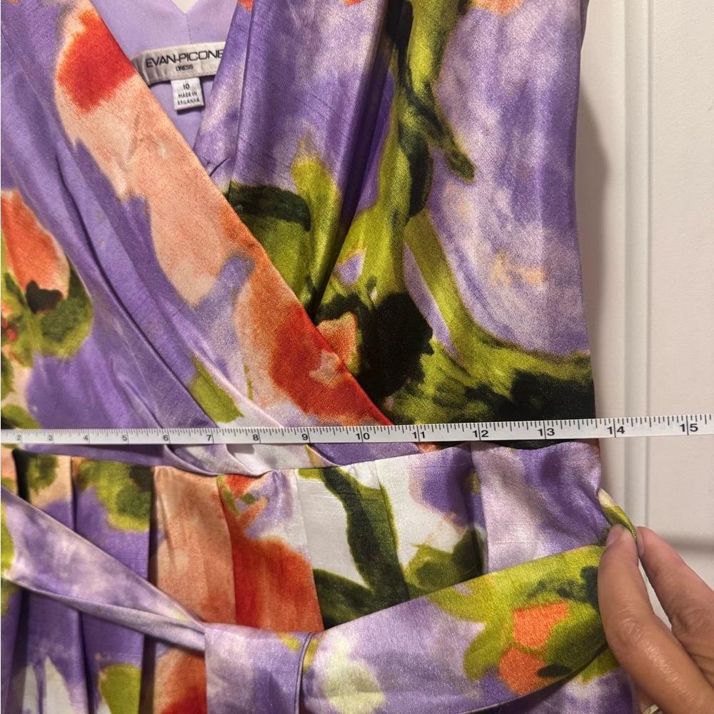 EVA PICONE Floral dress Size 10 - Picture 8 of 12